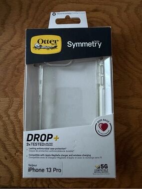 OtterBox White Box Packaging with Black Text